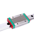 Pro Grade MGN12H 550mm Linear Guide Rail With Slide Block For 3D Printers And CNC Machines, Rock Solid Aluminum Rail System, Chrome Plated