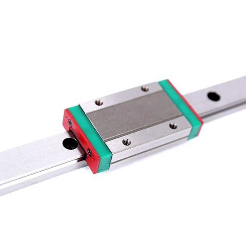 Pro Grade MGN12H 550mm Linear Guide Rail With Slide Block For 3D Printers And CNC Machines, Rock Solid Aluminum Rail System, Chrome Plated
