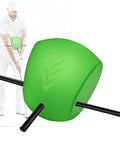 The Connector Golf Training Aid For Posture Correction And Swing Mechanics, green foam trainer with alignment rods