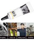 Premium White Silicone Grease For O Rings Seals Waterproof Plumbing Lube in a tube for bike lubrication and protection.