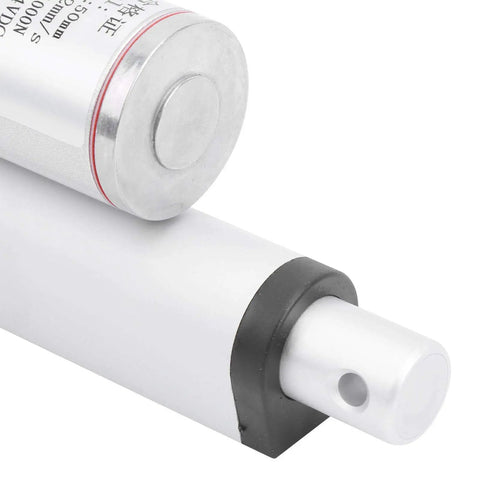 Heavy Duty Electric Linear Actuator Motor With 100 Kg Load Capacity And 12 Mm Per Second Speed crafted for TV lift tables, showing motor top view.