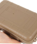 Two Pack Outdoor Tool Box That Is Tough As Nails Wear Resistant Shockproof Survival Storage Case in mud color