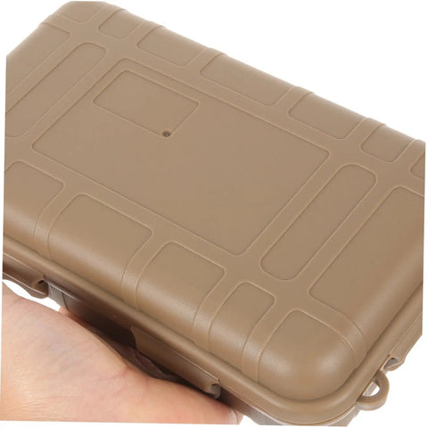 Two Pack Outdoor Tool Box That Is Tough As Nails Wear Resistant Shockproof Survival Storage Case in mud color