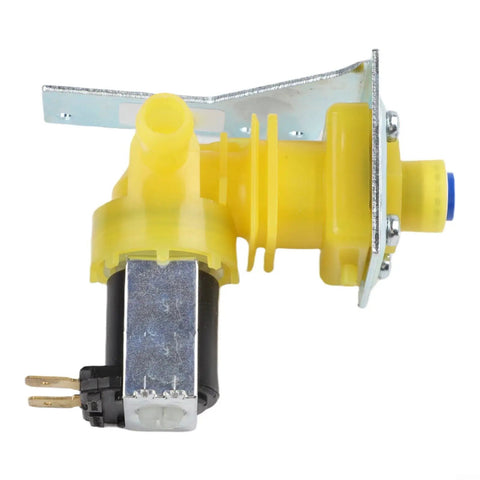 Water Inlet Solenoid Valve 220 240V Pro Grade Replacement For Industrial Ice Makers With ABS Yellow Enhanced Hose Connector Ensures Stable Water Supply And Easy Install Fits 000008484 Compatible Ice Machine Parts