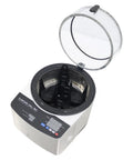 Open view of Beefy Four Jar Desktop Ball Mill Grinder For Lab Use 110V 150W High Speed Silent Pulverizer with digital controls visible