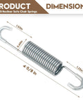 Heavy Duty Tension Spring Replacement For Recliner Sofa And Couch Chairs Quick Homebody Fix 4-5/8 Inch Overall Length Durable steel coil spring dimensions