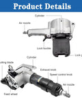 Heavy Duty Pneumatic Steel Strapping Machine With Tensioner And Cutter Sealer, 32mm Air Powered Metal Banding Workhorse components detailed view.
