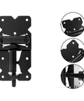 Heavy Duty Iron Self Closing Gate Hinges With Reliable Quick Release Pins And Simple Tool Free Setup For Fence Or Barn Doors That Handle Daily Wear Without Skipping A Beat