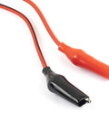 SMA Male To Double Alligator Clips Tester Cable RG316 50cm 19.5 Inches Lab Test Lead For Electrical Testing Red Dual Clip Cable