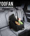 Backseat Car Organizer For Front And Rear Seats Collapsible Storage With Cup Holders Universal Fit For Cars Trucks And SUVs