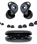 Noise Cancelling Silicone Ear Plugs for Sleep and Snoring Reduction, Soft Reusable Ear Plugs for Deep Sleep and Concerts, 45 Decibels Hearing Protection, Comfortable High Fidelity Snug Earpieces, 8 Pairs Included