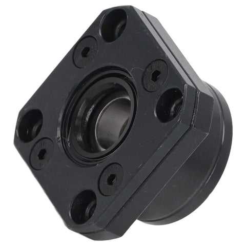 Durability Optimized Ball Screw Bearing Block End Support For Precision Assembly Equipment In Carbon Steel 1 Unit