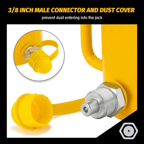 Heavy Duty 60 Ton Hydraulic Hollow Ram Jack With Four Inch Stroke Auto Retract Built Tough Portable Power Cylinder Reliable Workhorse For Busy Mechanics And Shop Teams Everywhere