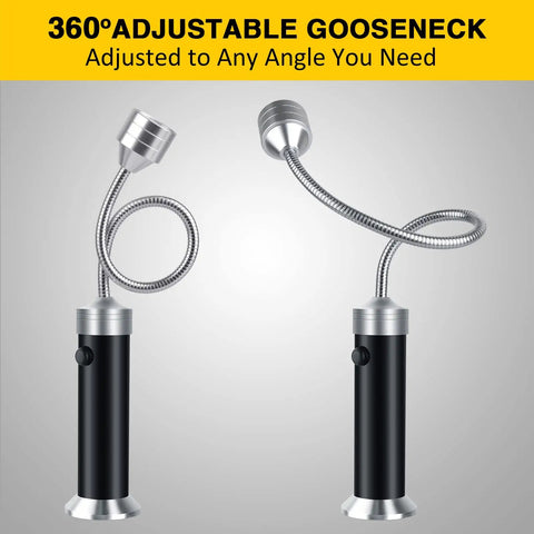 Grill Lights For Night Barbecues With Magnetic Base 360 Degree Gooseneck Super Bright LED Perfect Grilling Gift For Men Dad
