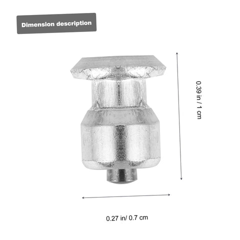Killer Winter Tire Studs For Cars Trucks And Motorcycles Tungsten Steel Spikes dimensions showing size and shape of each spike.