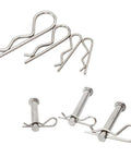 100Pcs Spring Cotter Pins Fastener Assortment Kit For Machinery Tractors Farm Equipment Engines Trucks Cars And Garden Gear Built Tough