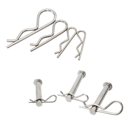 100Pcs Spring Cotter Pins Fastener Assortment Kit For Machinery Tractors Farm Equipment Engines Trucks Cars And Garden Gear Built Tough