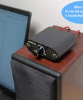 Inline Three Point Five Millimeter Audio Volume Controller Box With One Eighth Inch Aux In Output Aluminum CNC Chassis