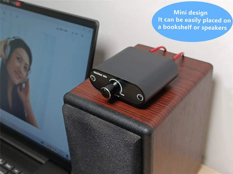 Inline Three Point Five Millimeter Audio Volume Controller Box With One Eighth Inch Aux In Output Aluminum CNC Chassis
