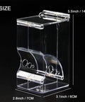 Top Rated Two Piece Automatic Hamster Feeder With Sturdy Wall Mount Brackets And Wide Mouth Design Fits Standard Avian Cages size 5.5 x 3.1 x 2.8 inches.