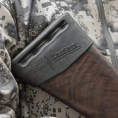 AirTech Slip On Recoil Pad For Rifles Shotguns And Muzzleloaders Cuts Kick By Up To Seventy Percent Felt Recoil Black Small