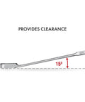 41mm Metric Combination Wrench With Open End And Box End, Angled 15 Degree Open Head For Tight Spaces, 12 Point Box End With 15 Degree Offset