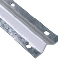 Galvanized Inverted Sliding Door Track, 12 Ft Rail For Sliding Doors And Driveway Gates, Heavy Duty Railing Track System With Expansion Bolts