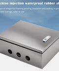 Outdoor Stainless Steel Junction Box For Industrial Control And Factory Use Wall Mounted Electrical Enclosure 10 To 36 Inch Wide 20 By 24 By 10 Inch Size 2Mm Thick Built Tough Weatherproof Dust Resistant Heavy Duty, stainless box with cable holes