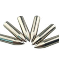 Glue On Field Points Archery Tips For 7mm Arrow Shafts, 1.368 Inch Long, 8mm Outside Diameter, 85 Grain Steel Points, Pack Of 12
