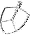 7Quart Stainless Steel Flat Beater For Stand Mixer Replacement Paddle Attachment, no coating, dishwasher safe, compatible with KitchenAid models