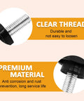 Four Pack Of M8 Threading Star Hand Knob Screws featuring clear thread and premium material for woodworking and DIY fixes.