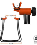Adjustable Folding Bike Stand For 20 To 29 Inch Bikes Floor Mounted Alloy Steel Rack dimensions and weight