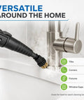 Knock Dust To The Curb With These 6 Piece Steam Cleaner Brush Heads Replacement Attachments For M8 Steamer On Hard Floors Built Tough With Nylon And Brass Bristles To Sweep Up Grime And Shine Bright. Steam cleaner brush head cleaning fixtures.