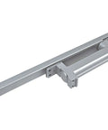 Concealed Door Closer For Heavy Duty Doors Up To 88lbs Non Handed Sleek Low Profile Hidden Hardware With Dual Speed Control Hidden Behind Door Frame Holds Open Right Or Left Swing Not Compatible With Larson Doors in a silver finish