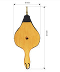 Heavy Duty 19 Inch Fireplace Bellows For Home And Camp, Large Wood Fire Blower with rubber wood panel and zinc nozzle.
