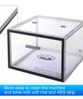 Clear Acrylic CNC Enclosure For 3018 PRO, 3018, MX3, 1810 PRO, 1610 CNC Router Machines, 510 x 455 x 335 mm with soft mat