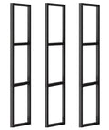 Rock Solid Ceiling Mount Shelf Bracket Built To Handle Heavy Loads And Keep Your Space Looking Fresh, black metal, 110cm tall, for kitchens and garages.