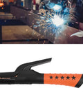 800A Heavy Duty Welding Electrode Holder Stinger Clamp with black handle, copper jaw for stick welding, supports ARC welder use