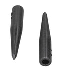 Top Notch Tapered Spindle Adapter Kit Holds Six Pieces For Bench Grinder And Buffer Polish Wheels Featuring Dual Thread Directions Plus Two Quick Grip Wrenches For No Fuss Grinding Projects, close-up view of two tapered spindle adapters.