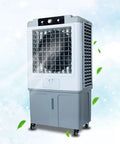 High Capacity Evaporative Air Cooler With A Massive 90 Liter Water Tank And Three Quick Speeds, portable design for indoor and outdoor use.