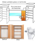 3 Mm Shelf Pins Set With Clear Finish Beefy Heavy-Duty Nickel-Plated Iron Pegs And Shelf Clips Rock-Solid Cabinet Support Diagram