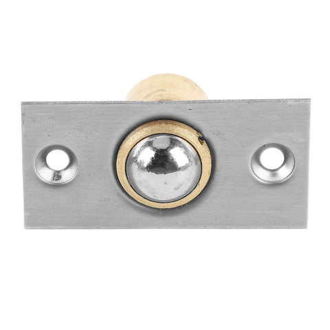 Front view of Hidden Door Hinges Stainless Steel Heavy Duty 360 Degree Pivot with reinforced pivot column for concealed wood doors.