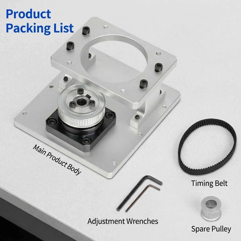 Heavy Duty Aluminum Hollow Rotary Actuator Delivering Knockout Precision Cam Indexing For Shop Cutting Tables Rock Solid Adjustable components layout