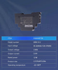 Heavy Duty Din Rail Switching Power Supply 12w 5v 2.4a Ac Dc Adapter Ul Certified model HDR-15-5 with specified parameters.