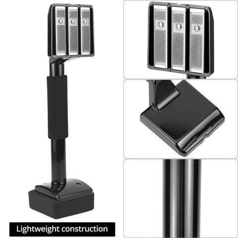 Carpet Knee Kicker 16.5 Inch For Low Pile And Flat Carpets, Light Duty Grip Tool with forward angled teeth and plastic board.
