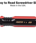 Top Shelf Eight Piece Gunsmith Screwdriver Set With Hollow Ground Tips And Crisp Square Faces Crafted As Solid One Piece Steel, #5 size.