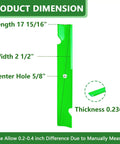52 Inch Mower Blades For Scag Ex Mark Tiger Cub Wildcat Turf Tiger Decks Medium Lift 3 Pack Replacement Blades dimensions