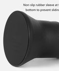 Non-slip rubber sleeve on the Solid Daily Driver Coffee Knock Box for stable use and preventing sliding.