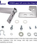 Top Left Refrigerator Door Hinge Cartridge Replacement For Sagging Doors And Creaks, Easy Install, Fits Standard Hinge Kits with screws