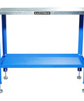 Rust Free 36 By 18 Inch Heavy Duty Universal Tool Stand With 1200 Lb Capacity, 32 Inch Work Height, 10 Ga Top, Built In Storage Tray